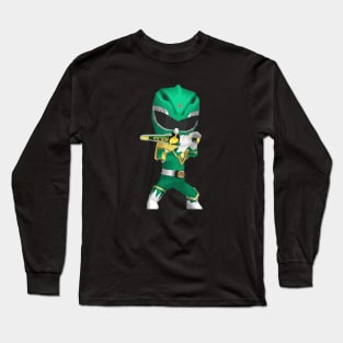 Chibi Green Long Sleeve T-Shirt